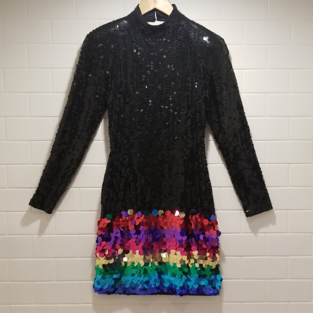 Disco Party Dress 70s and 80s vintage